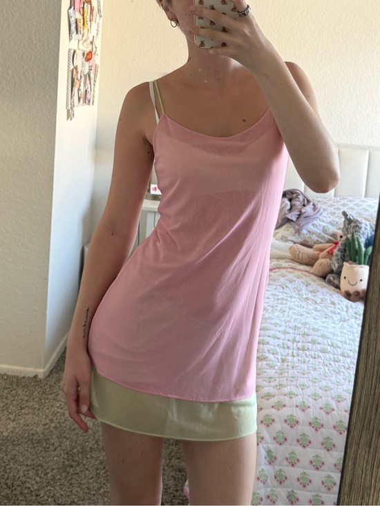 Josie Dresses & Skirts - Josie Pink Slip Chemise with Contrast Hem - Women Intimates